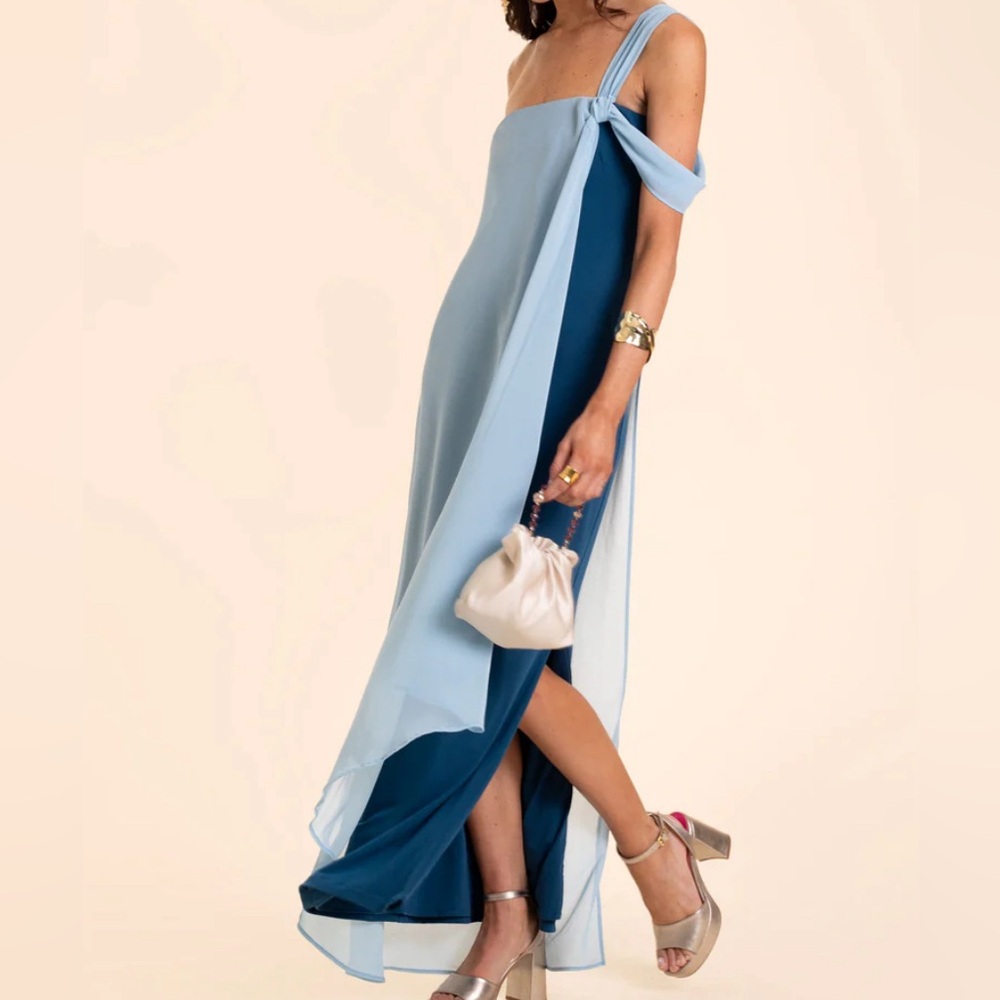 THE-ARE ALMERIA DRESS - BLUE XS